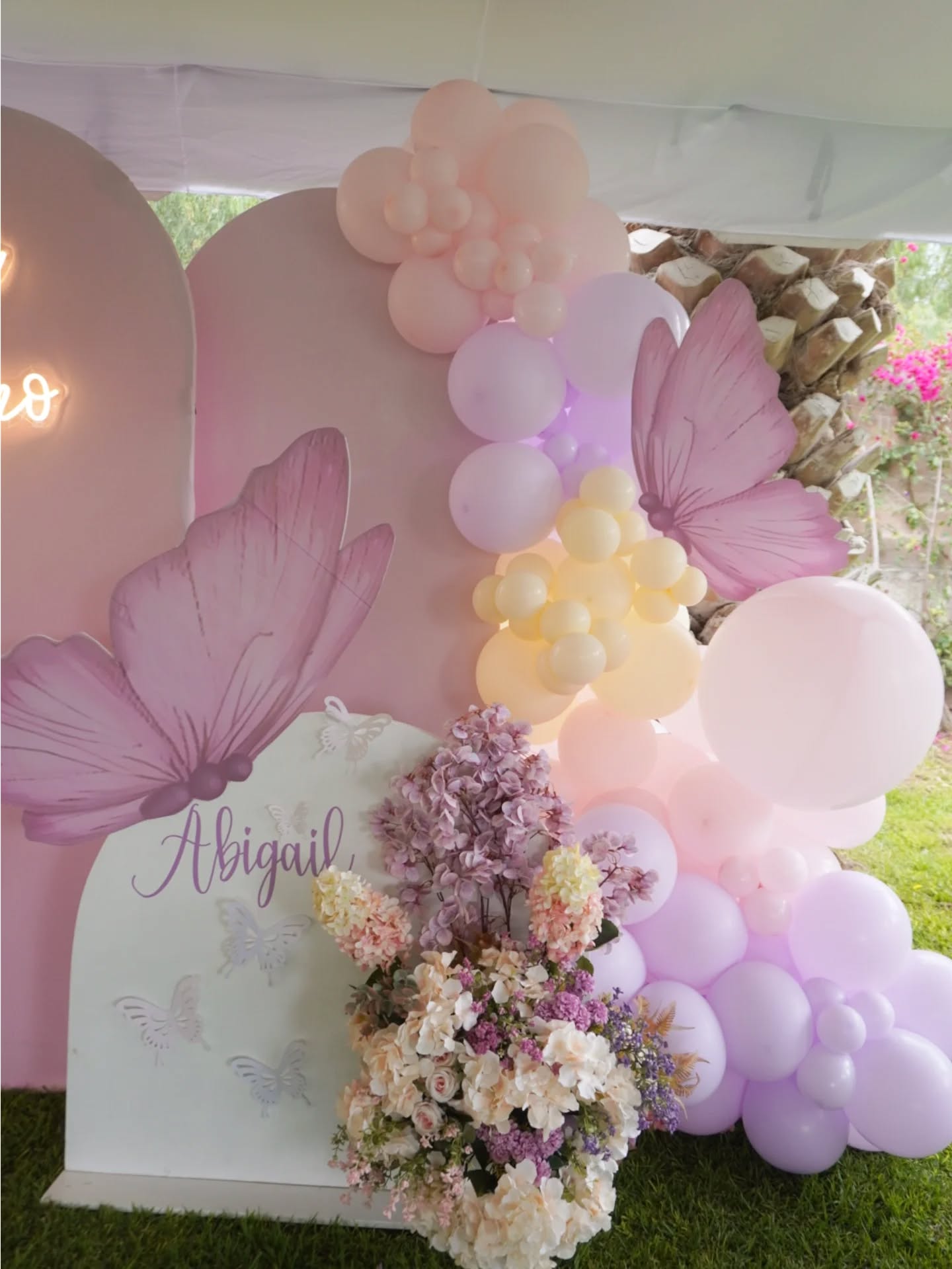 Decoración con globos